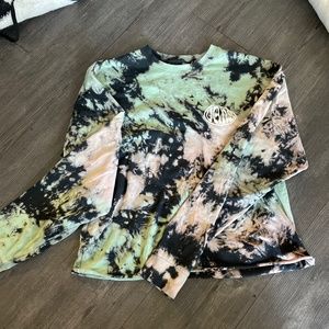 Vans long sleeve crop top